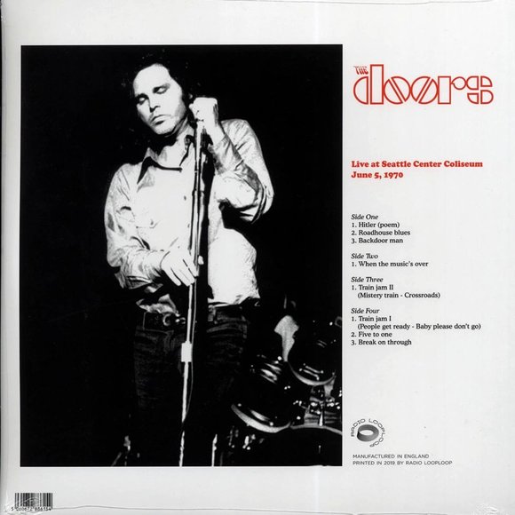 The Doors Live At Seattle Center Coliseum 1970 (2-LP) ~ Brand New/Sealed! - Picture 2 of 3
